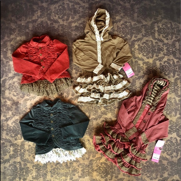 NWOT MUSTARD PIE Alice Jacket in Ruby - Picture 7 of 7